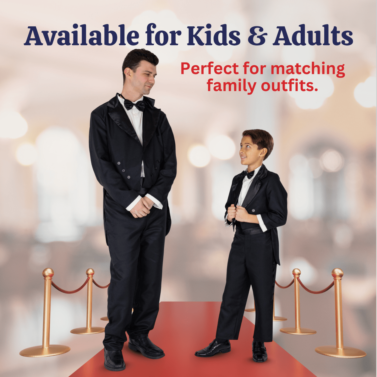Black Tuxedo Costume - Kids