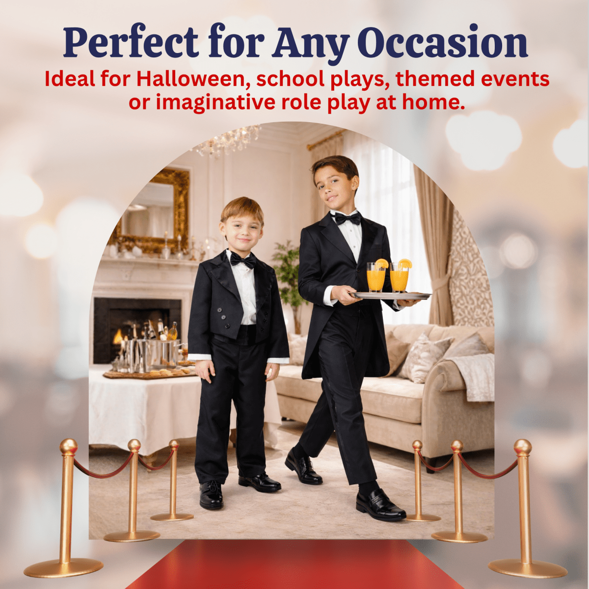 Black Tuxedo Costume - Kids