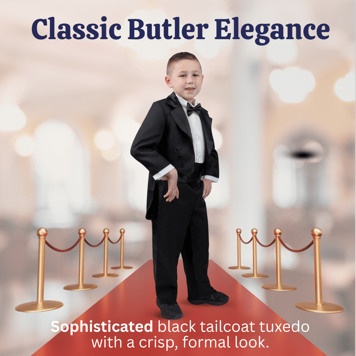 Black Tuxedo Costume - Kids