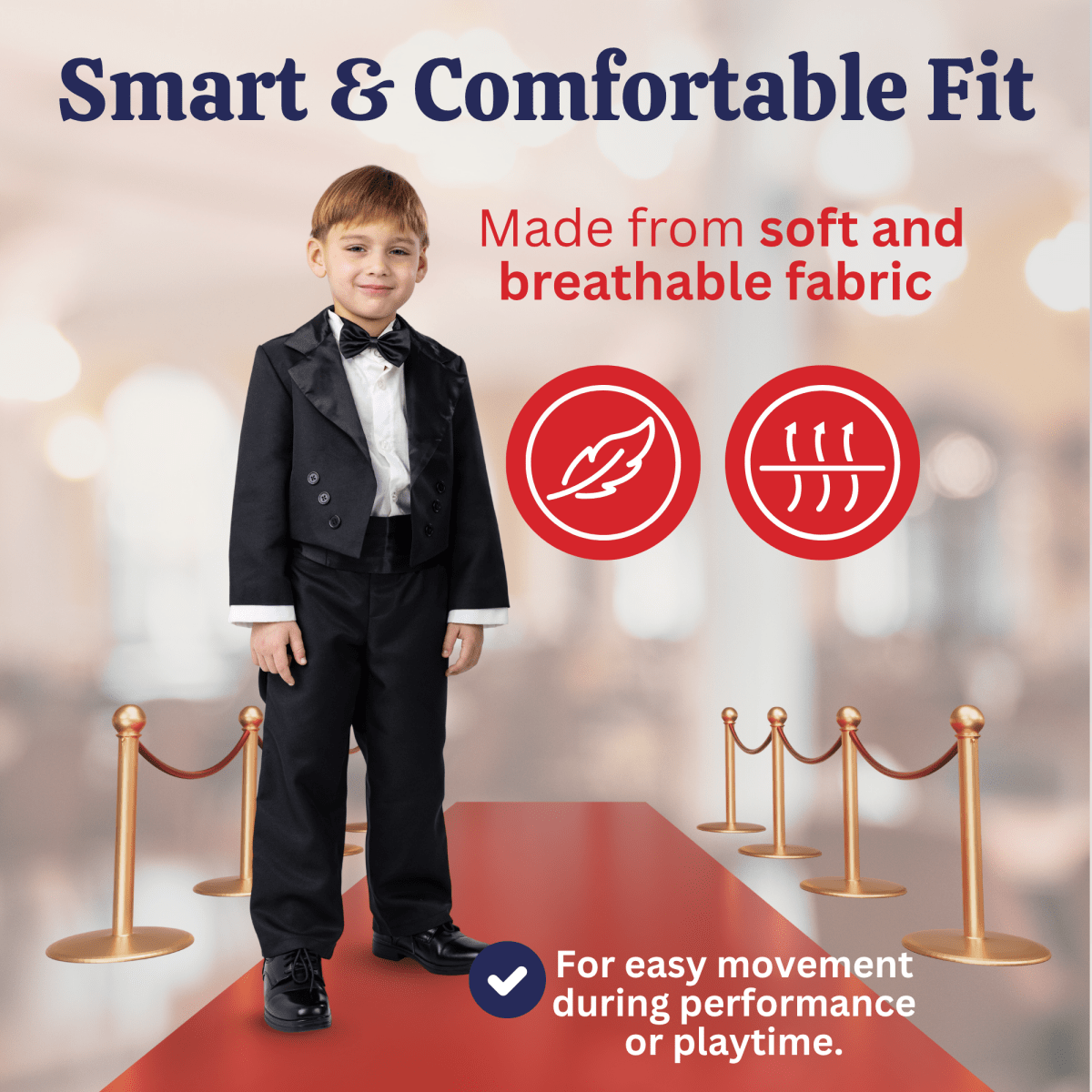 Black Tuxedo Costume - Kids