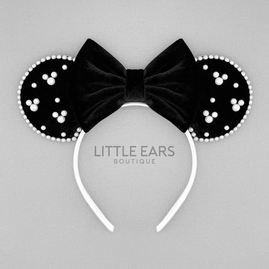 All Black Pearls Mickey Ears