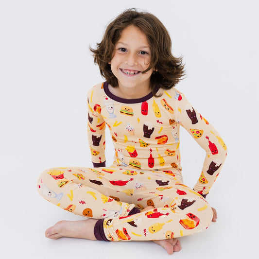 Blissful Bites Long Sleeve Pajamas