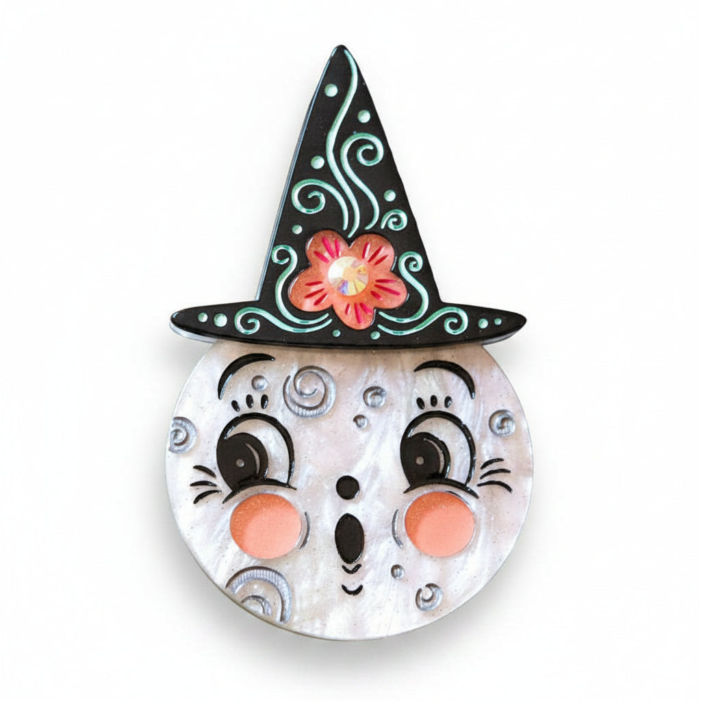 Bloomin' Luna Witch Brooch by Johanna Parker x Lipstick & Chrome