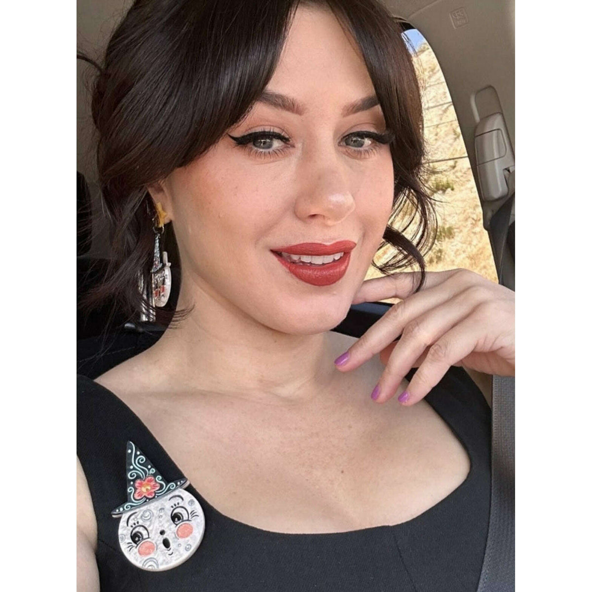 Bloomin' Luna Witch Brooch by Johanna Parker x Lipstick & Chrome