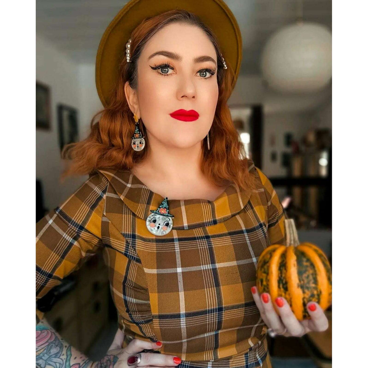 Bloomin' Luna Witch Brooch by Johanna Parker x Lipstick & Chrome