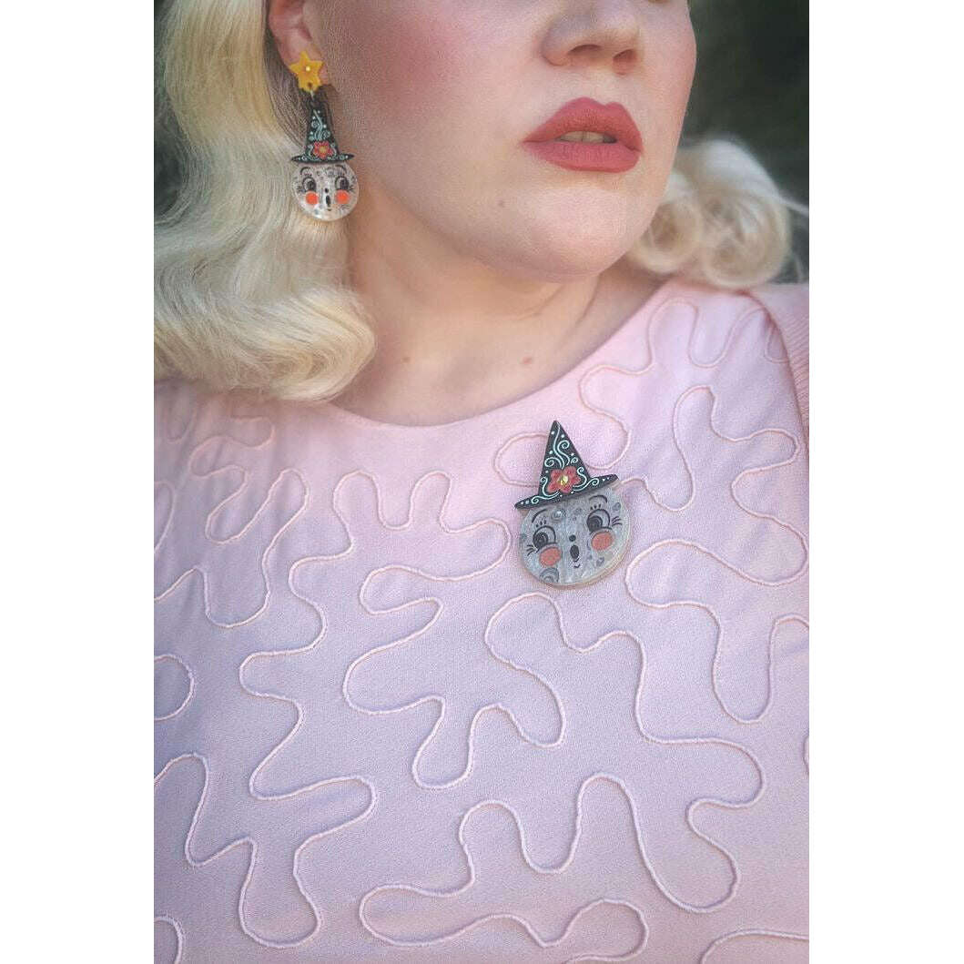 Bloomin' Luna Witch Brooch by Johanna Parker x Lipstick & Chrome