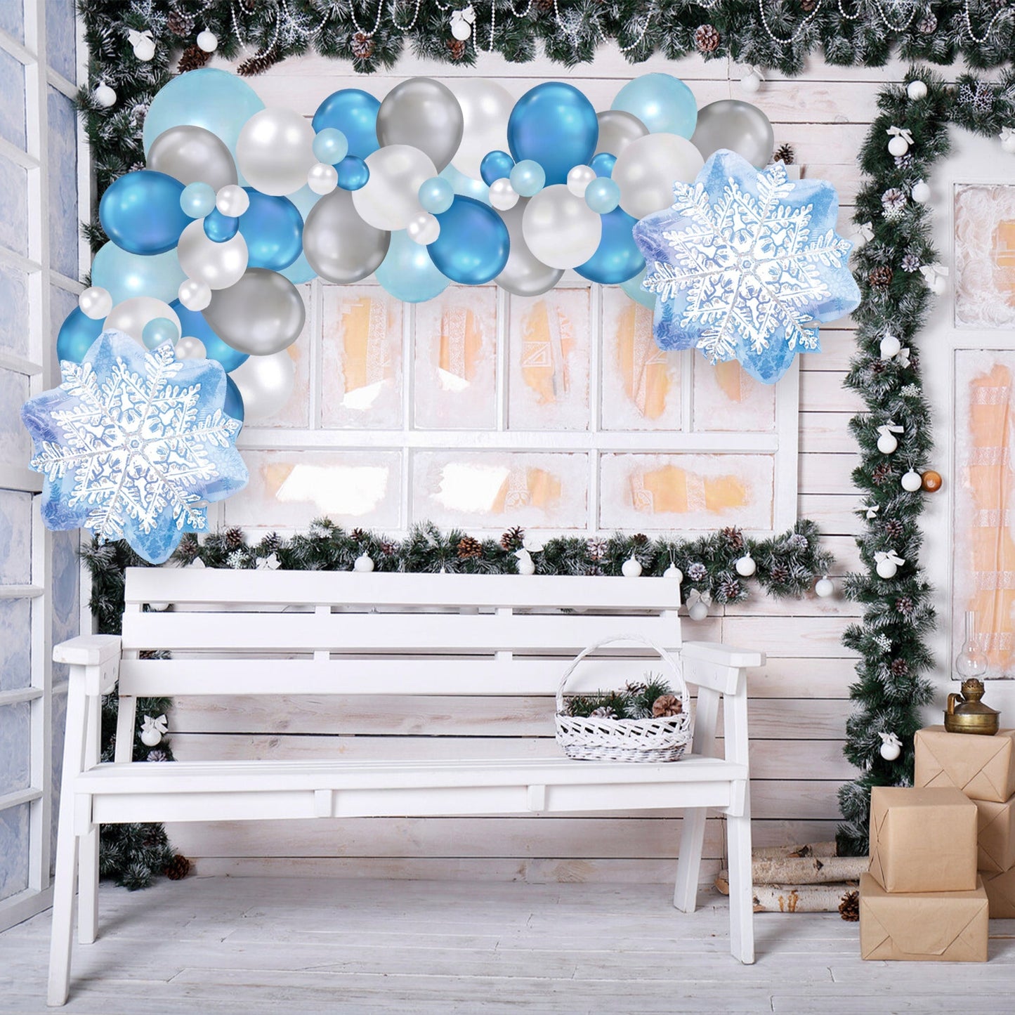 Winter Wonderland Balloon Garland Kit