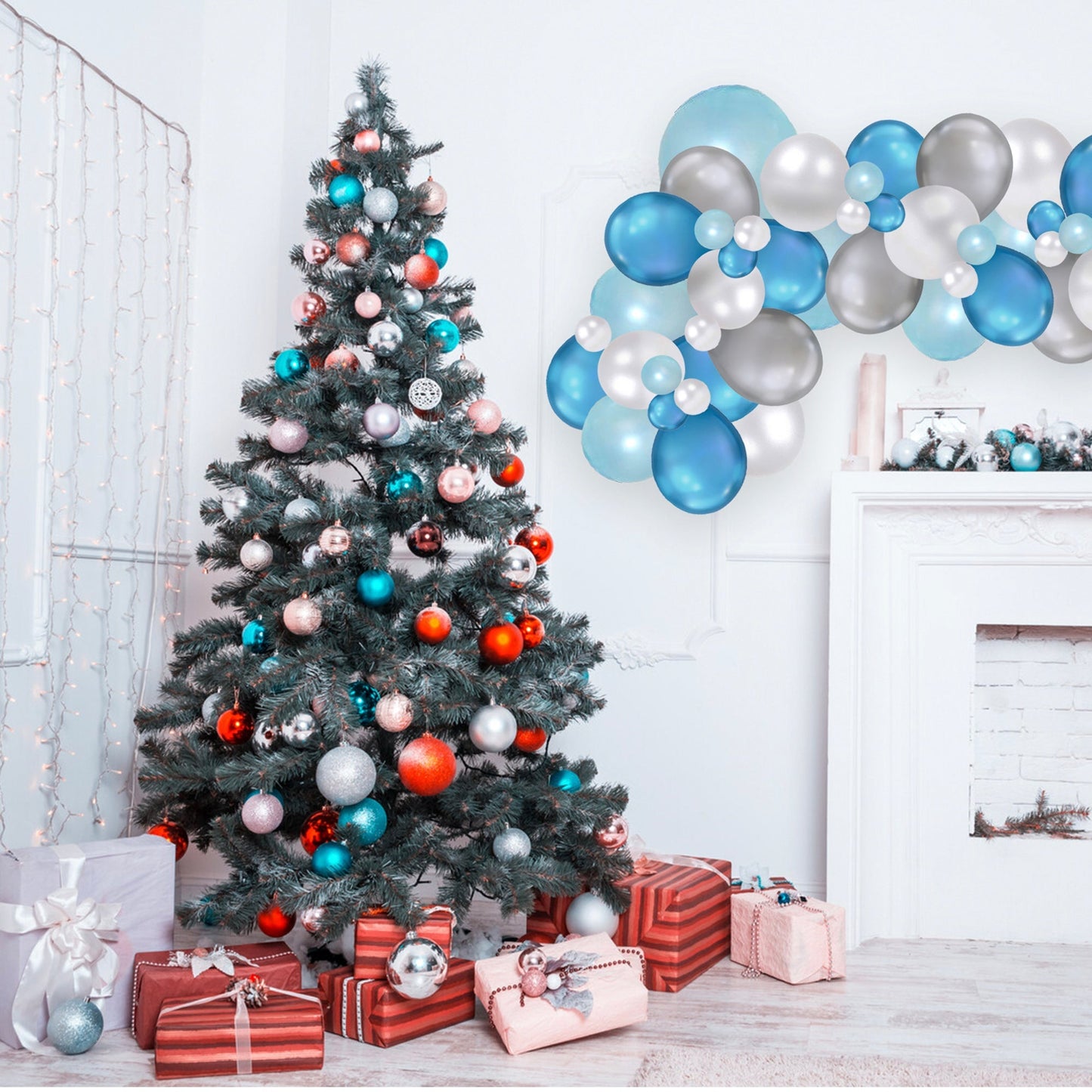 Winter Wonderland Balloon Garland Kit