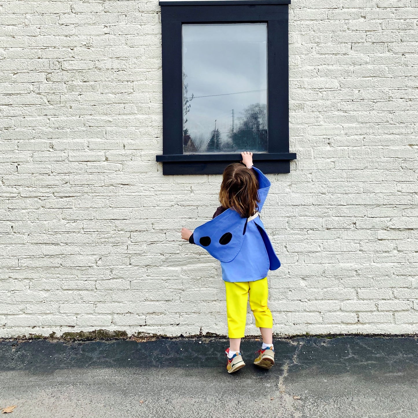 Spotted Blue Butterfly Wings Costume