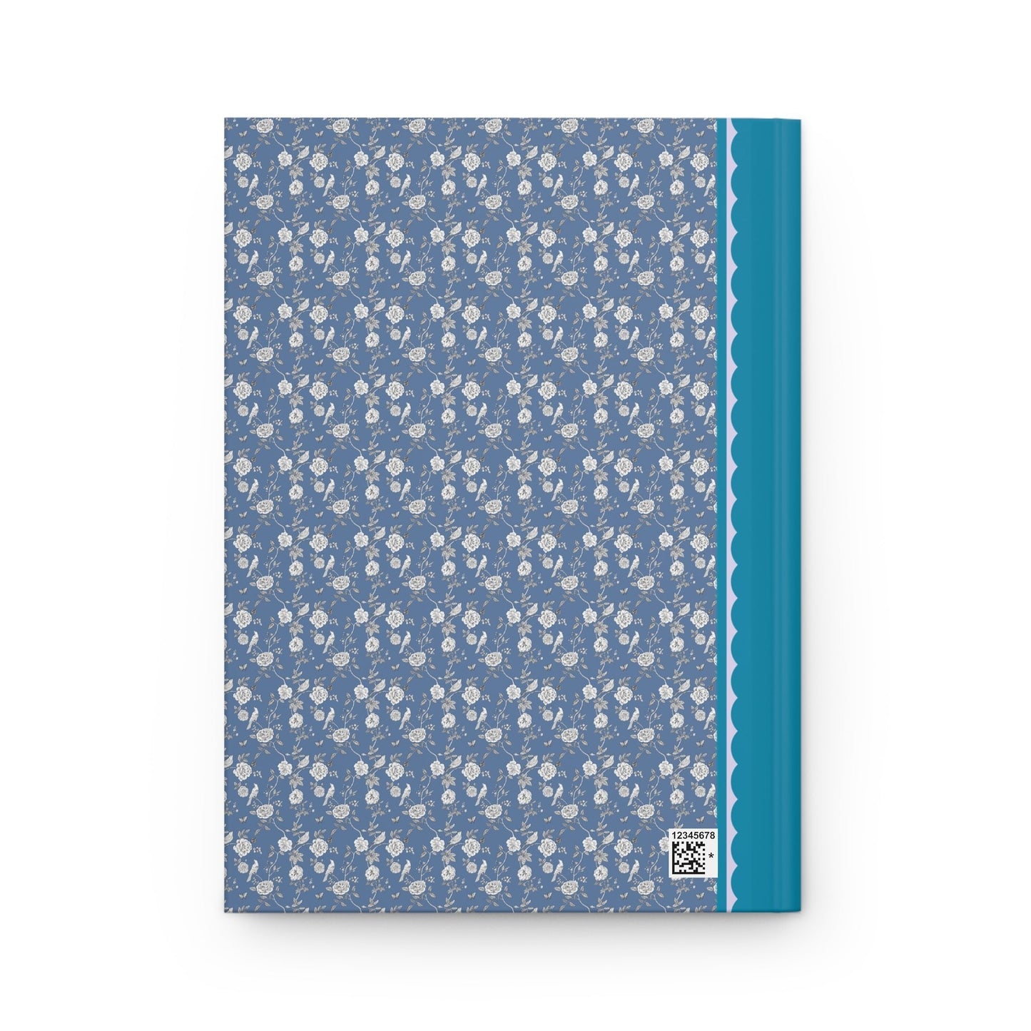 Blue Floral Initial Journal: S