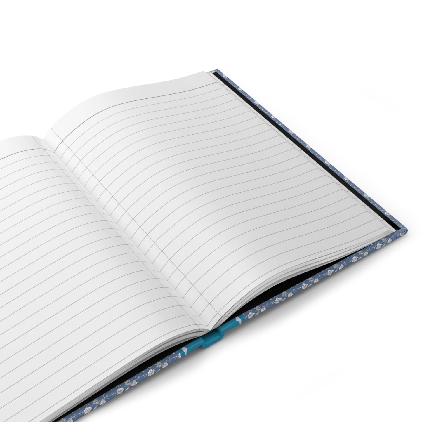 Blue Floral Initial Journal: S