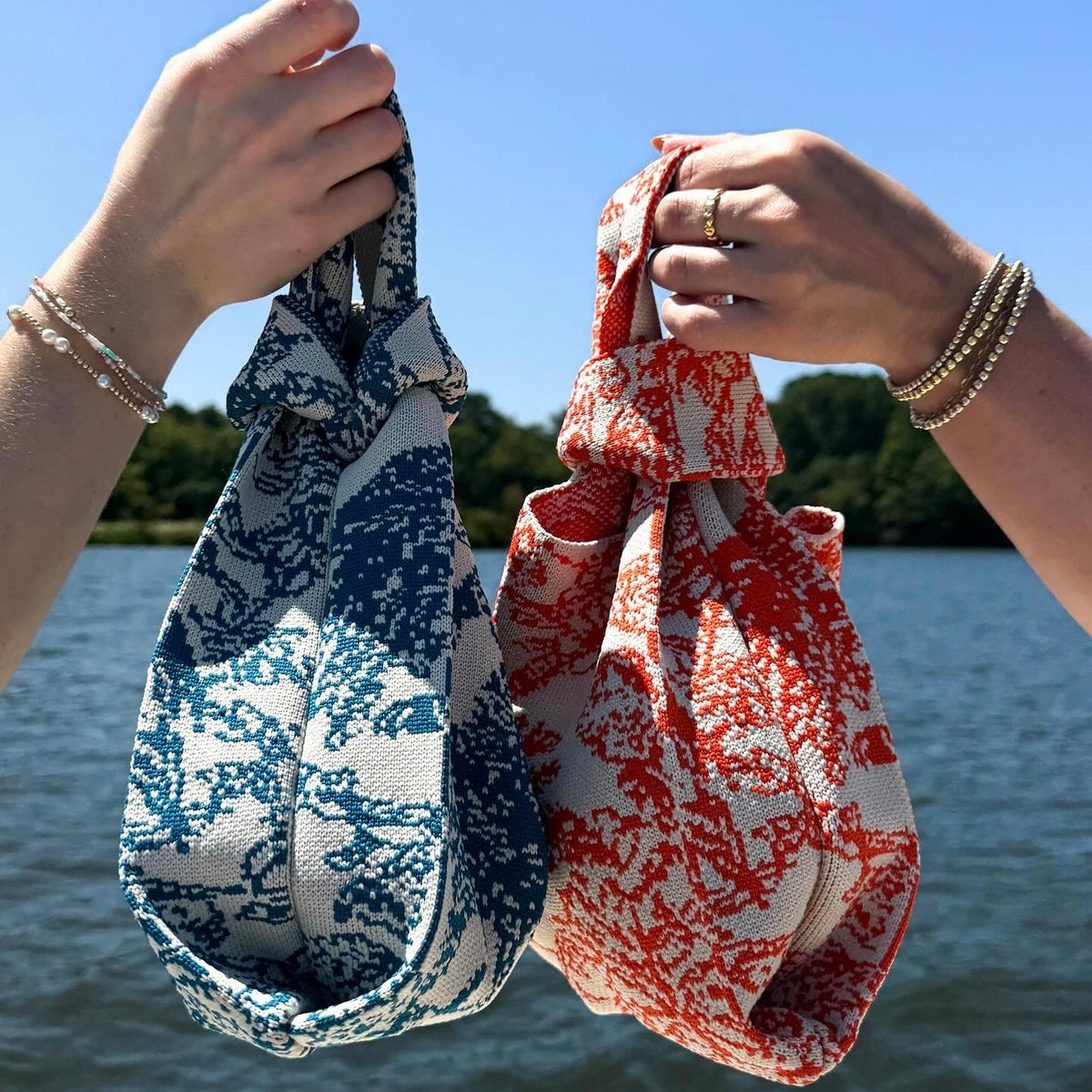 Palm Beach Blue Handbag