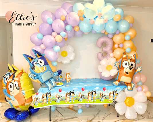 Bluey-Inspired Balloon Garland | Kids' Party Balloon Arch Kit
