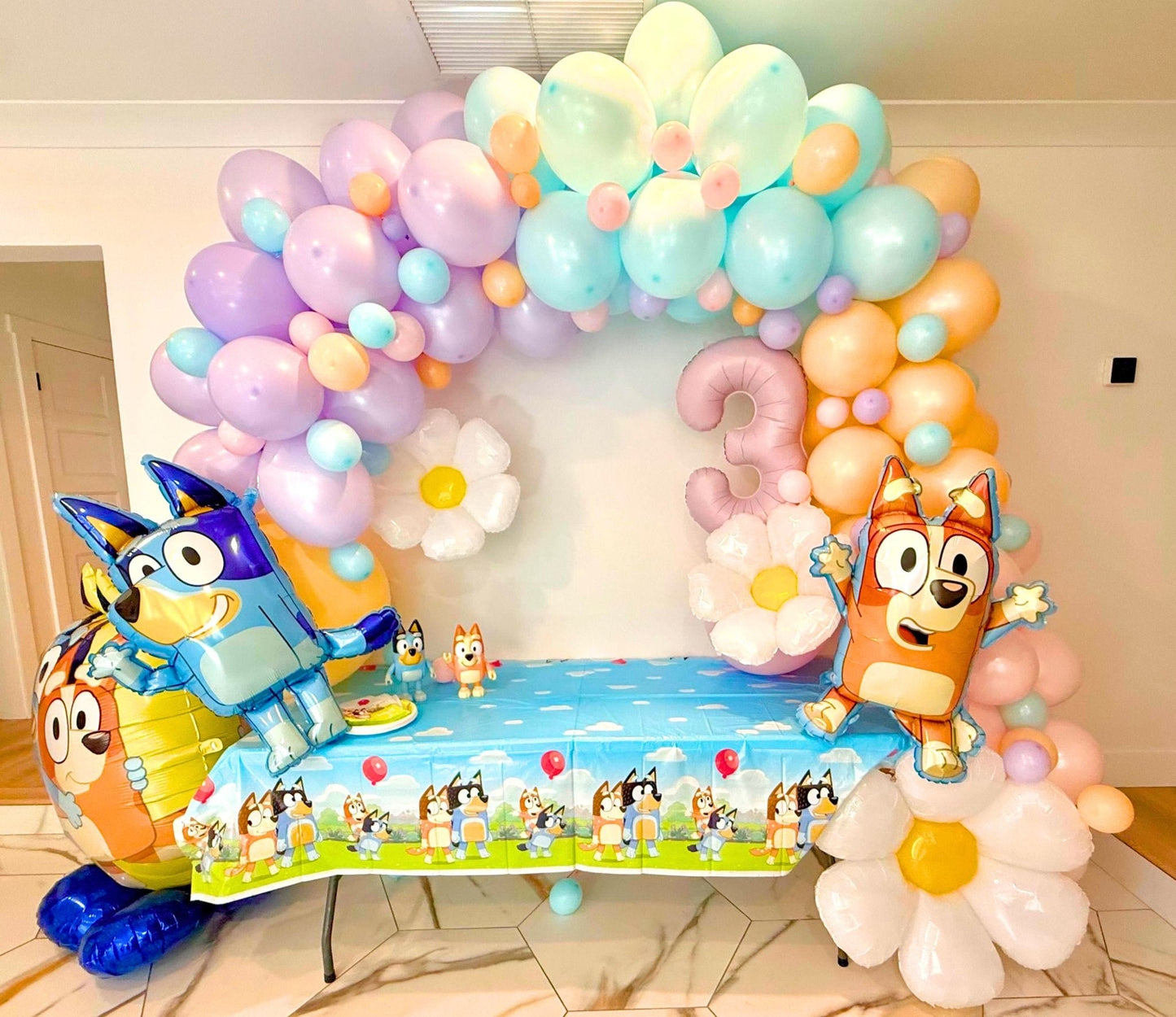 Bluey-Inspired Balloon Garland | Kids' Party Balloon Arch Kit