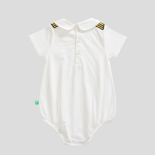 Peter Pan Sailor Collar Bodysuit for Baby Boys