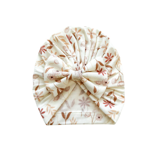 Bow Turban Hat - Wildflower