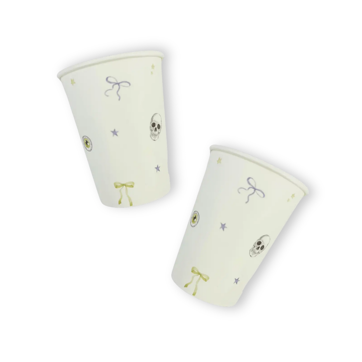 Bows & Boos Halloween Patterned Cups (12pcs)