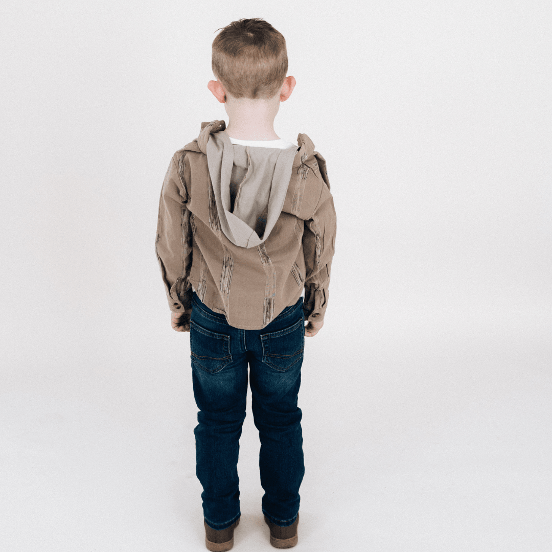Hooded Embroidered Shirts- Child