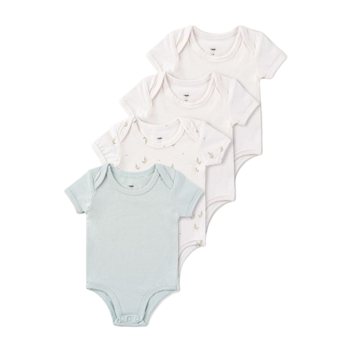 Baby Boy Short Sleeve Onesies
