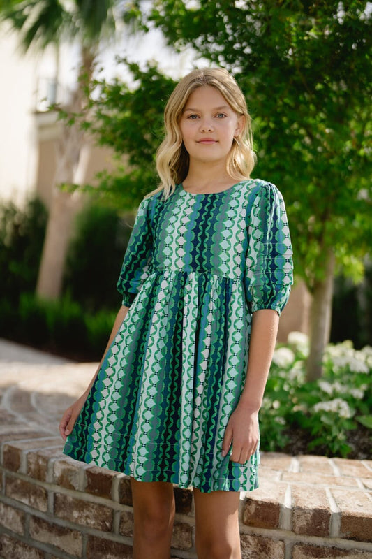 Girls Scout Dress- Jade