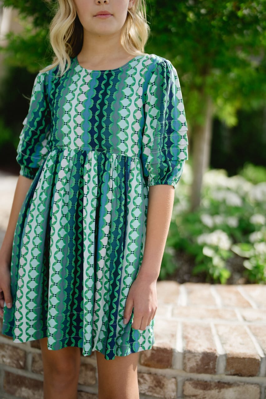 Girls Scout Dress- Jade
