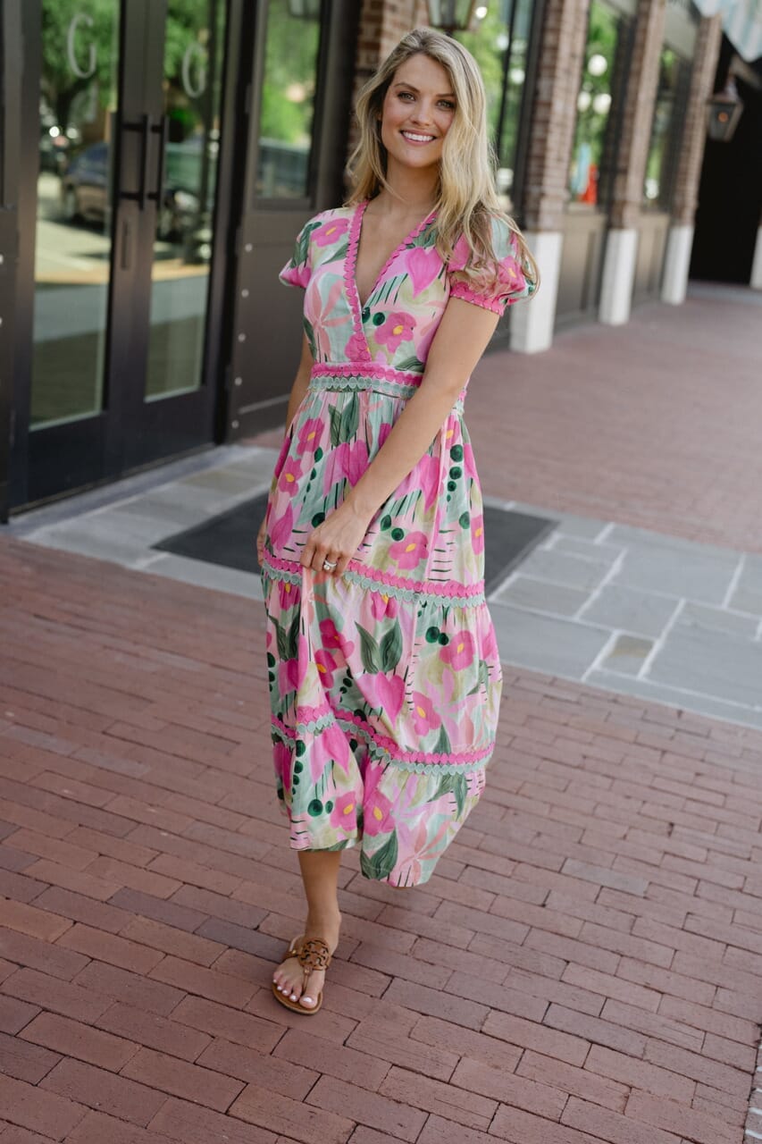 Gigi Midi- Frosted Pink