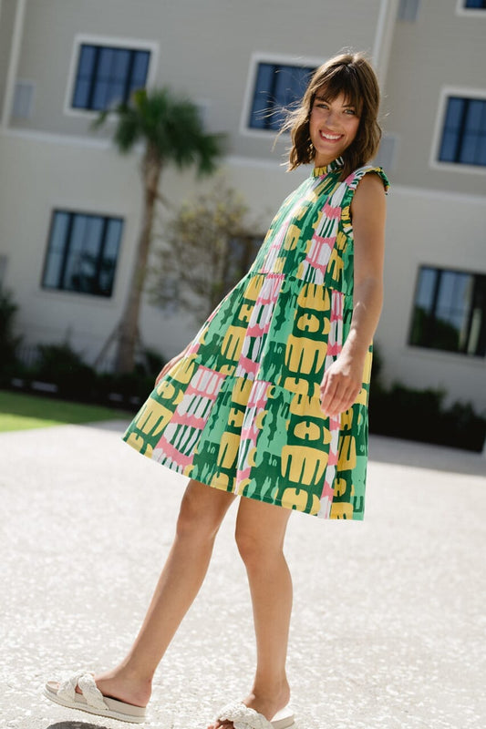 Shelby Mini Dress - Frosted Blossom