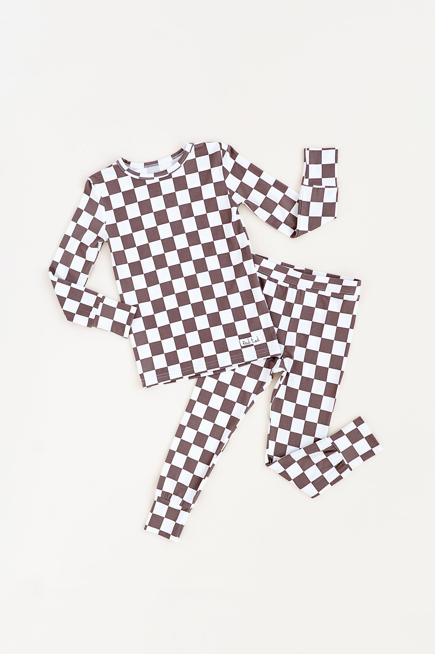 BAMBOO - BRONZE CHECKERED 2 PC