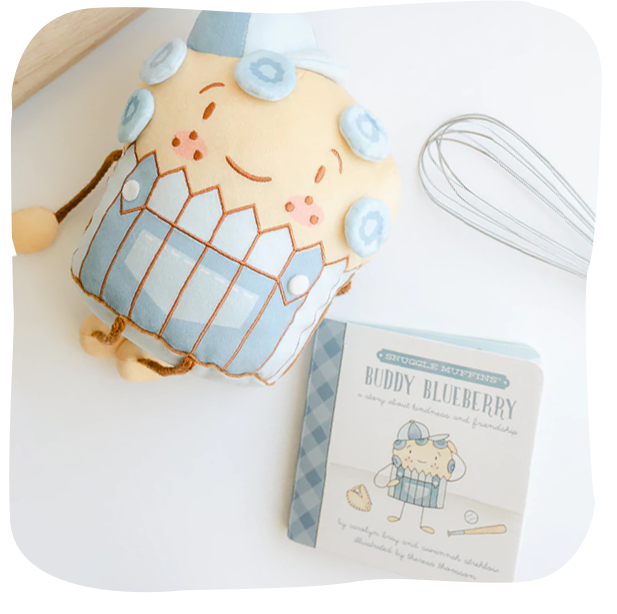 Buddy Blueberry | Book & Snuggler Set