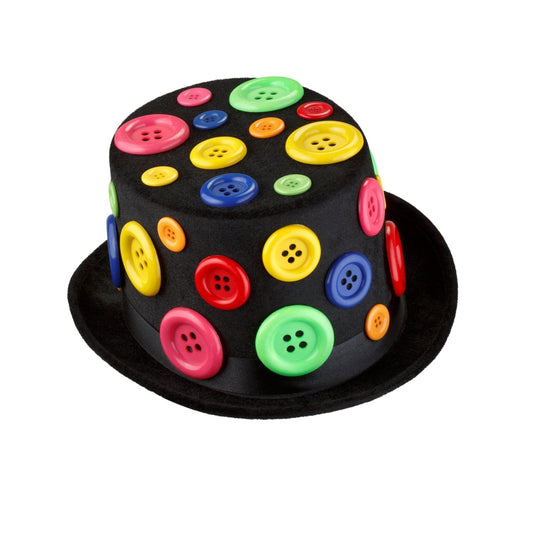 Clown Button Top Hat