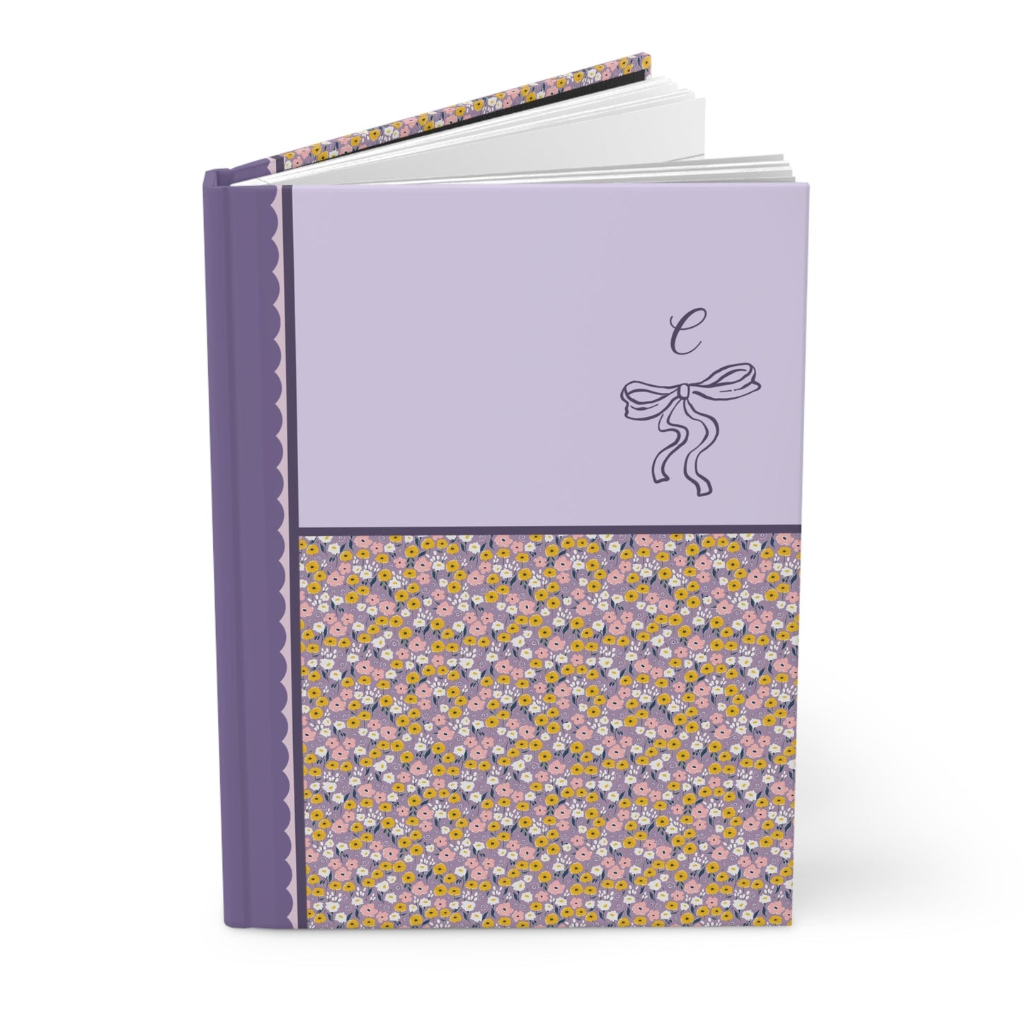 Purple Initial Notebook: C