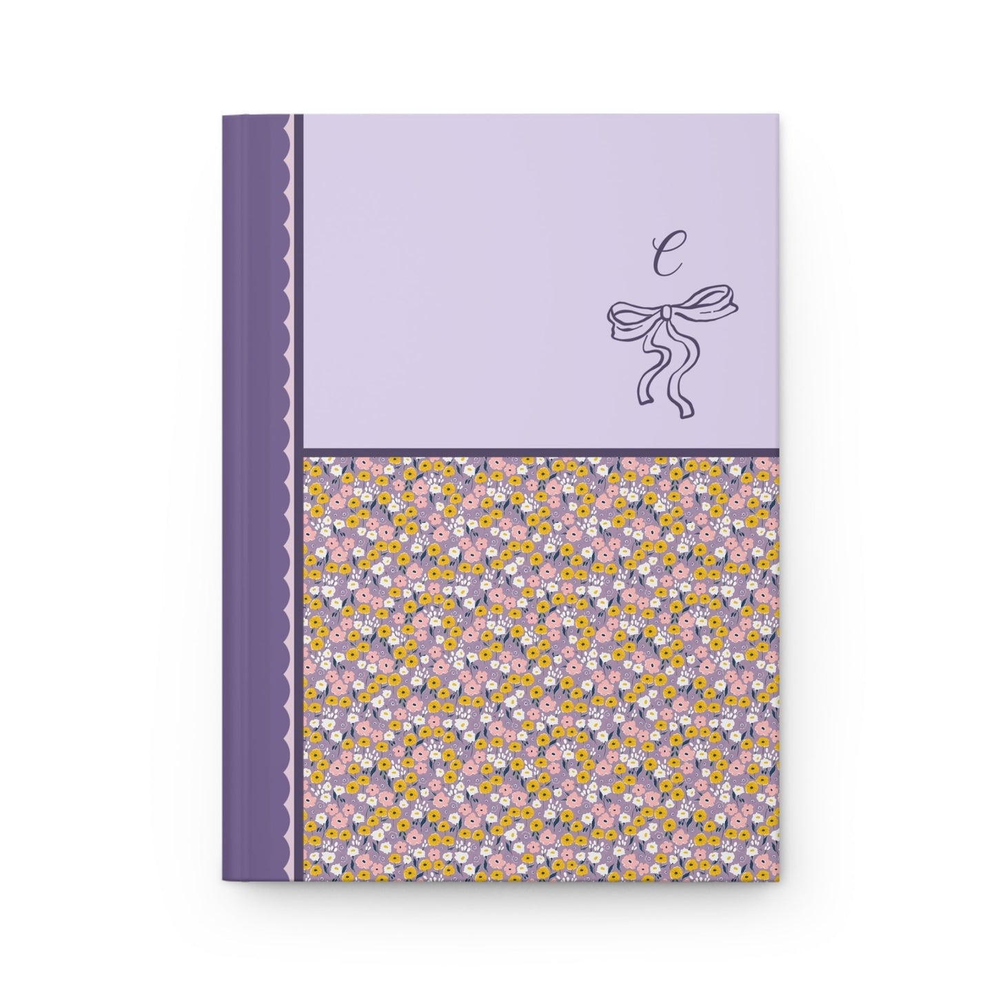 Purple Initial Notebook: C