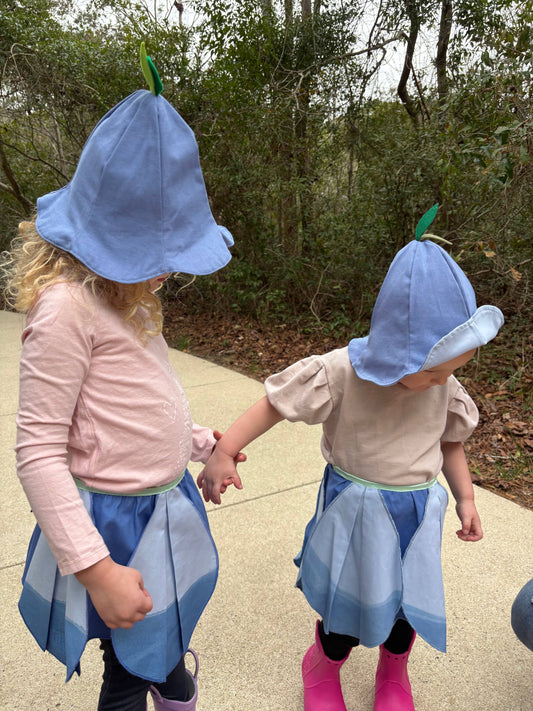 Blue Flower Fairy Skirt