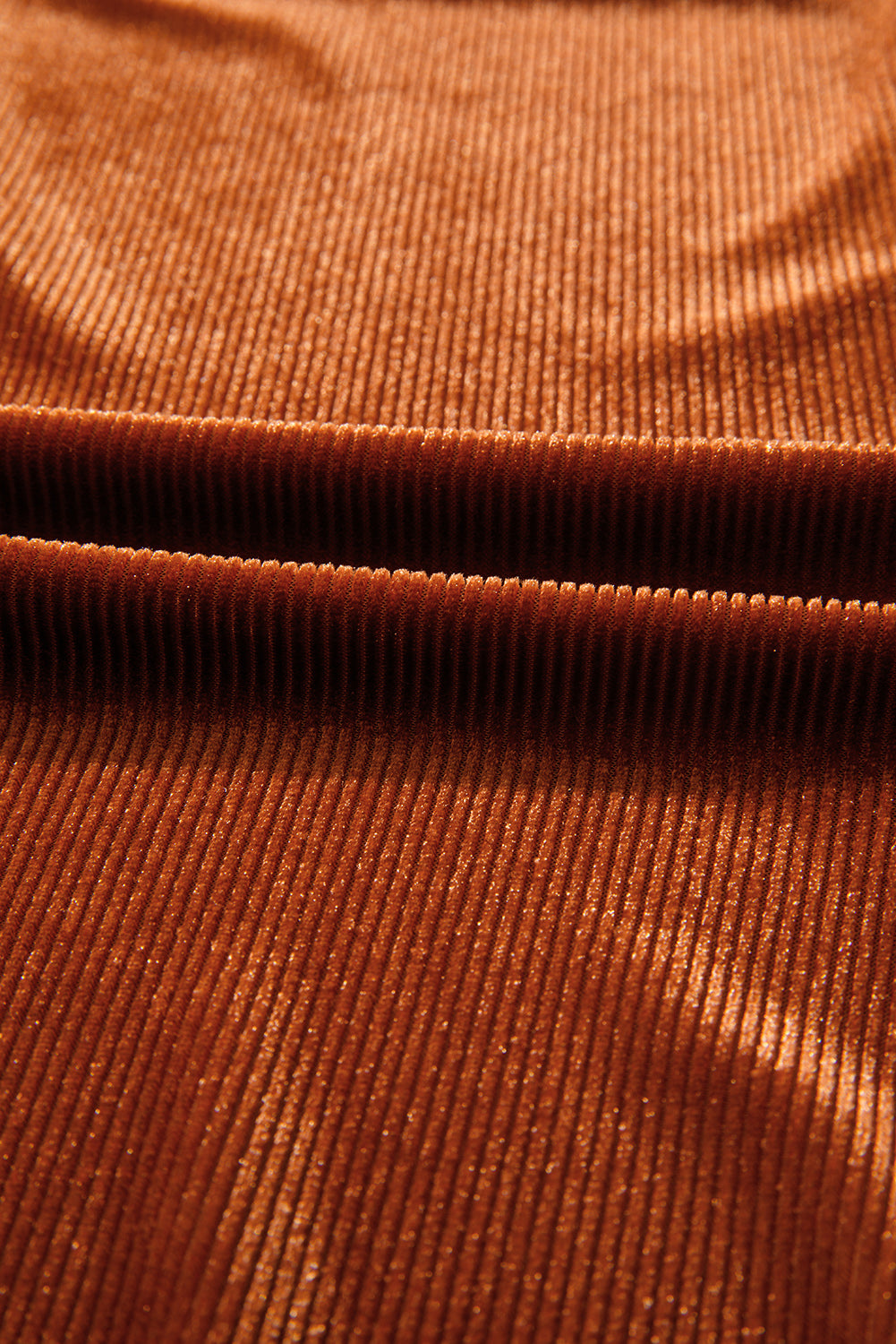 Velvet Ribbed Square Neck Puff Sleeve Top