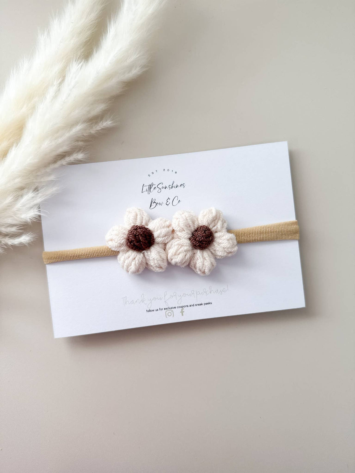 Crochet Flowers Hair Clips & Headbands
