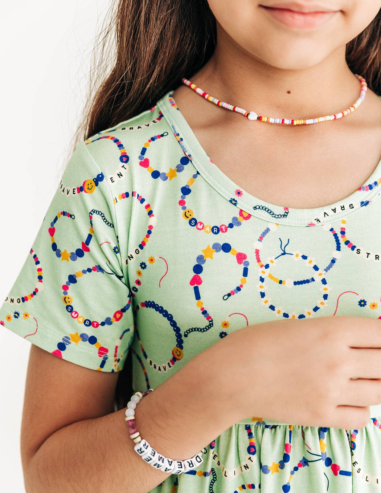 Friendship Bracelet Pocket Twirl Dress