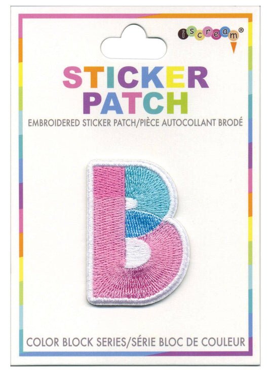 B Colorblock Sticker Patch