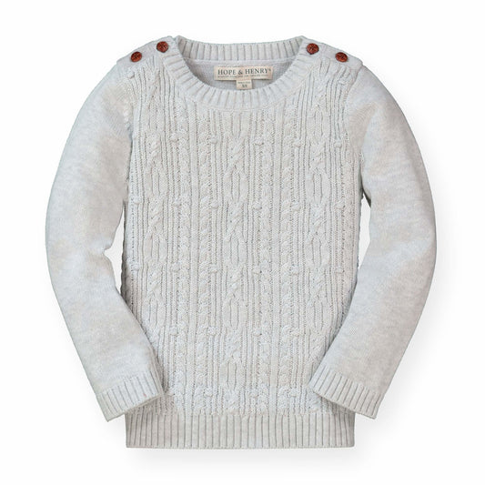 Cable Button Sweater