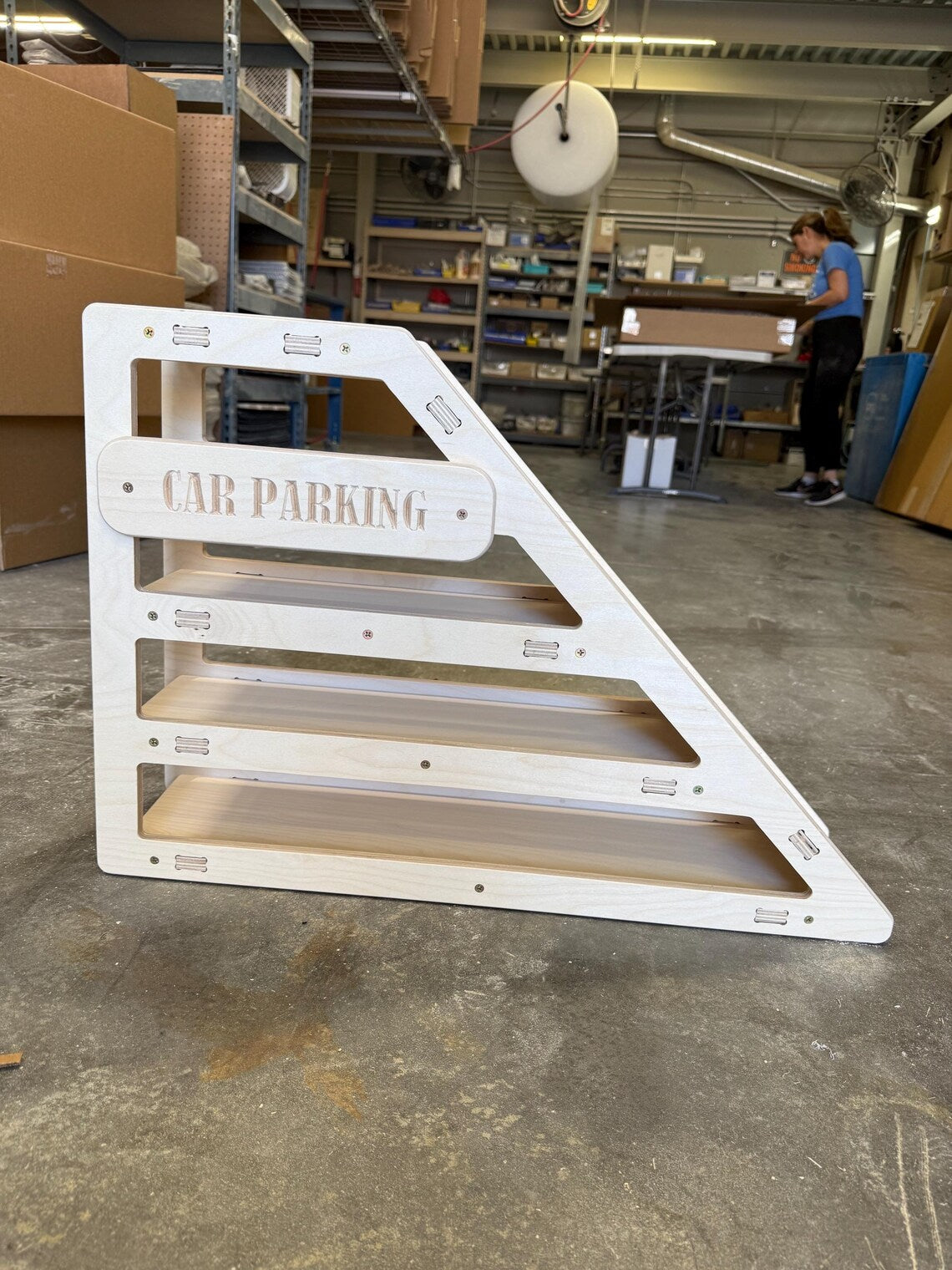 CAMDEN- Toy Car Storage + Ramp