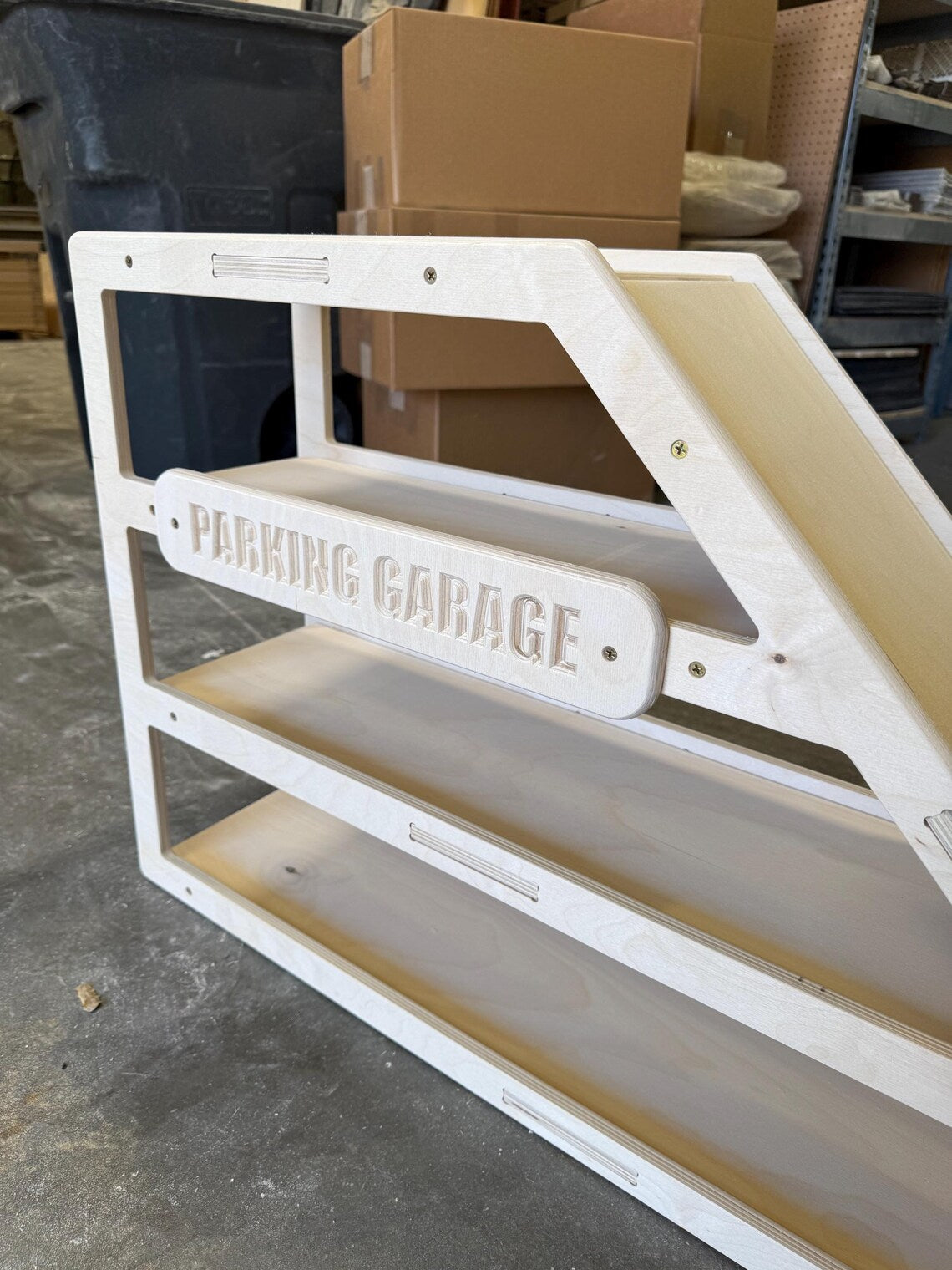 CAMDEN- Toy Car Storage + Ramp