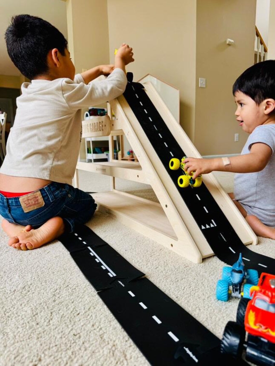 CAMDEN- Toy Car Storage + Ramp
