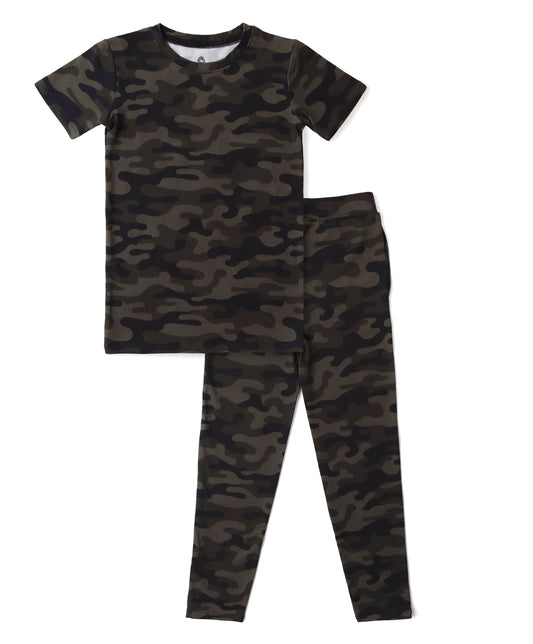 Dark Camo Two-Piece Set