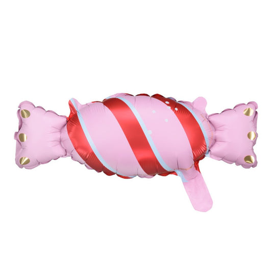 Pink Spiral Candy Balloons