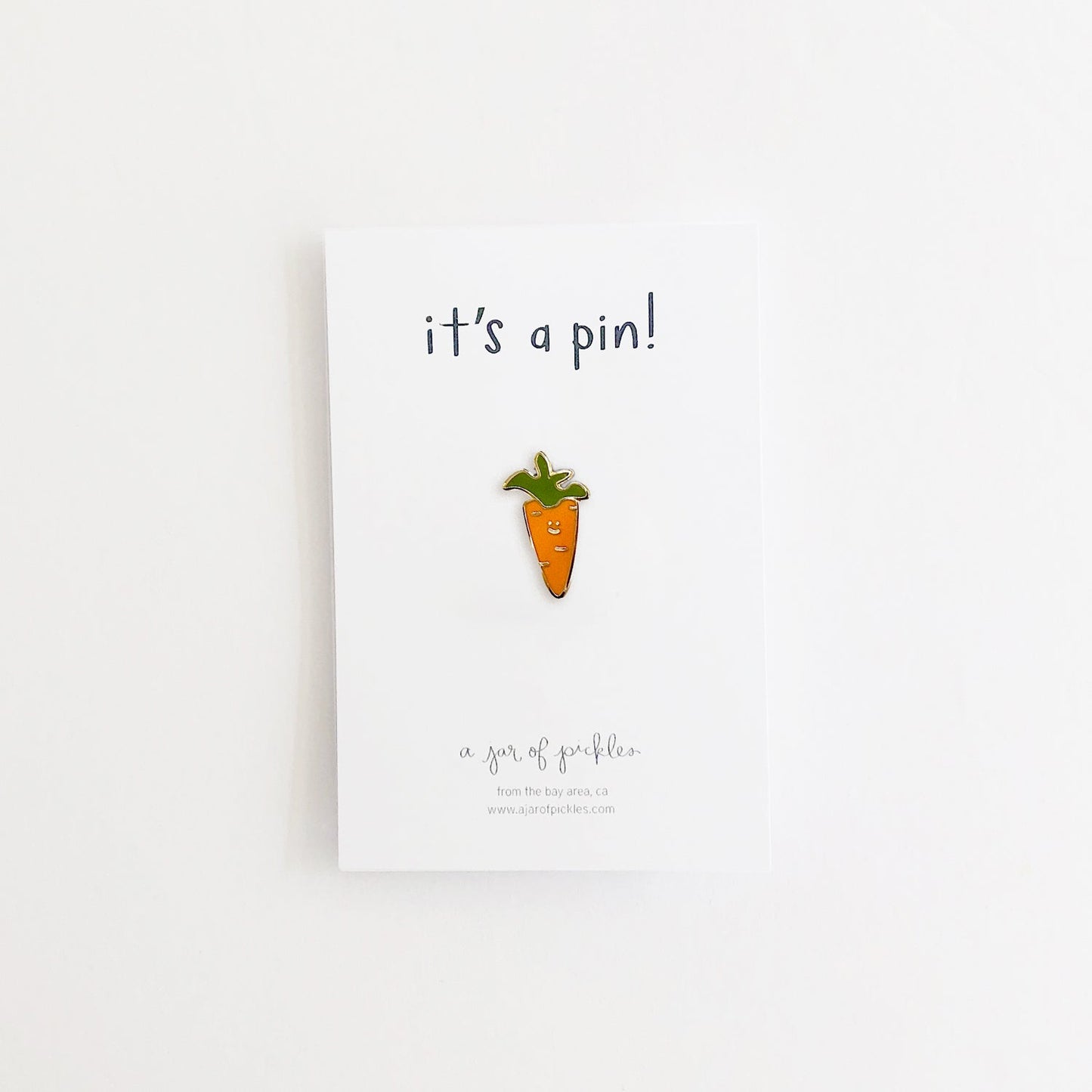 Carrot Vegetable Pin