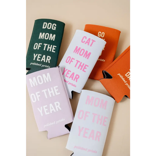 Cat Mom of the Year Seltzer Koozie