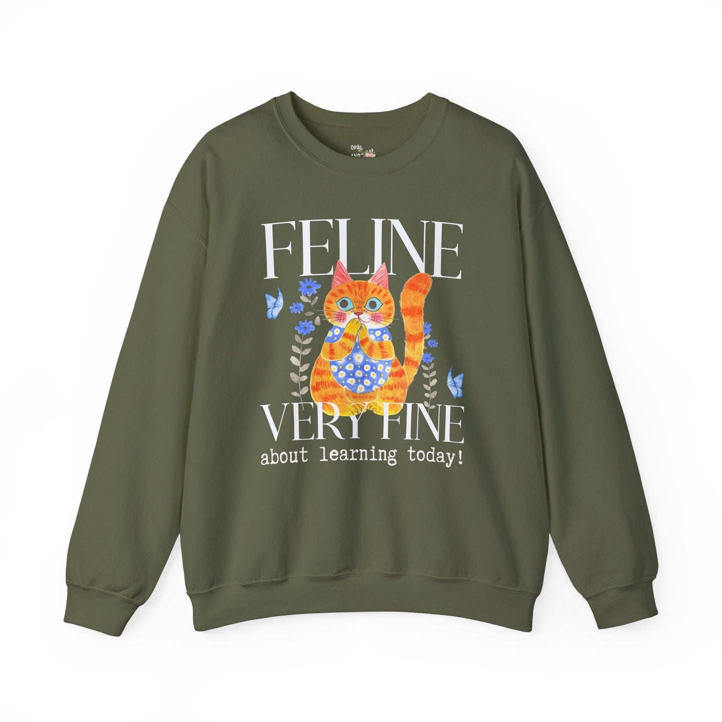 Cat Teacher Sweatshirt