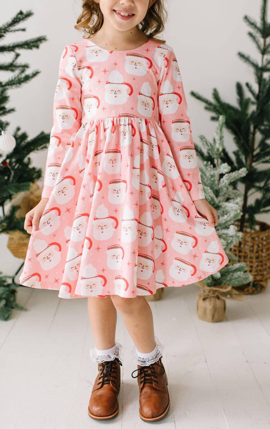 Santa Cocoa Pocket Twirl Dress