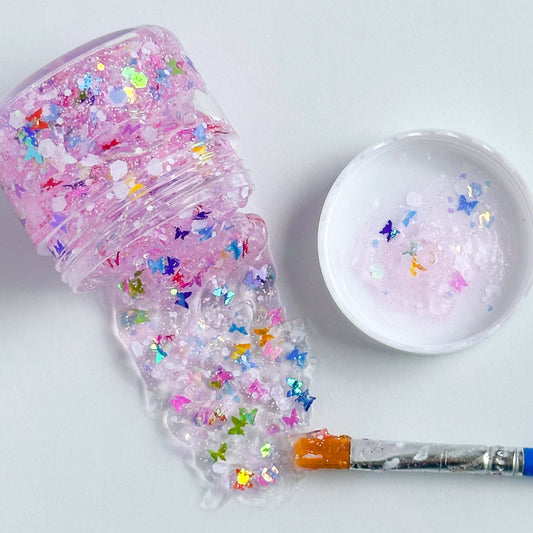 Rainbow Butterfly Hair Glitter