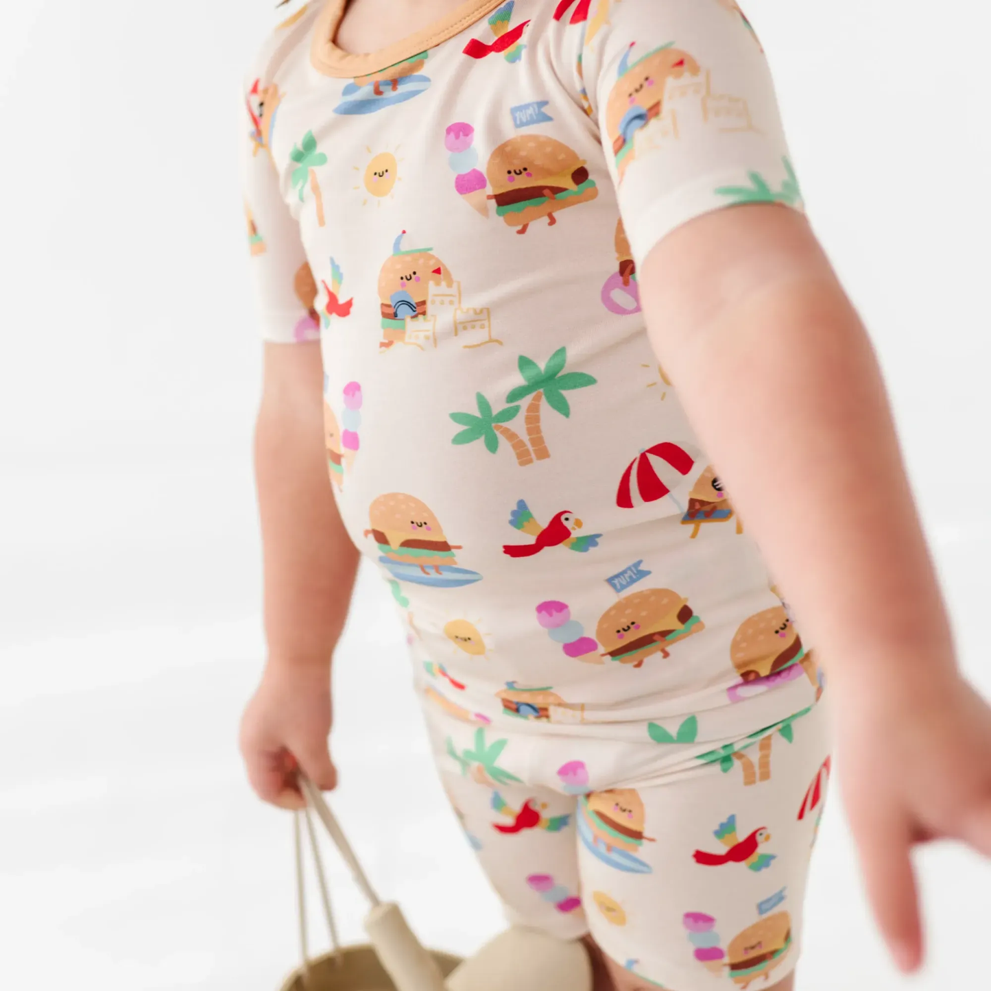 Cheeseburger in Paradise Kids Pajamas
