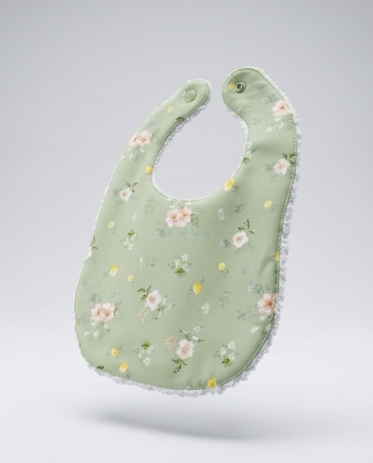 Layette Linen Bib – Hedgerow Floral